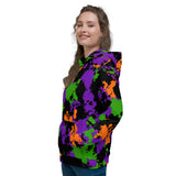 Witch's Paint Splatter Pullover Hoodie