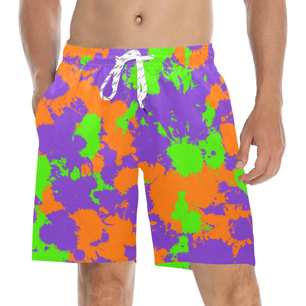 Paint Splashes Swim Shorts | B.Different Clothing 3XL