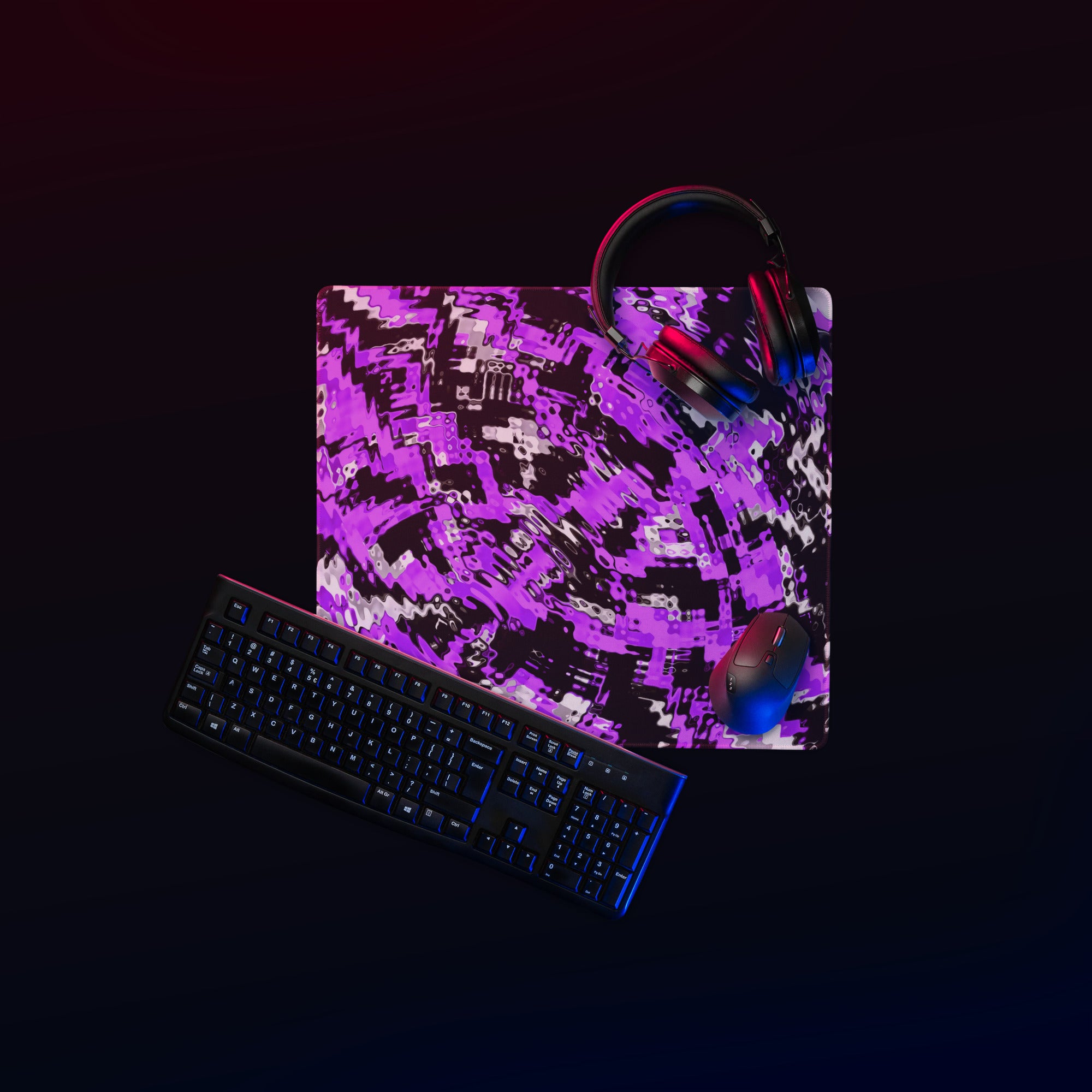 Soundpad Rave Purple Rave Drip Gaming Mouse Pad – BigTexFunkadelic
