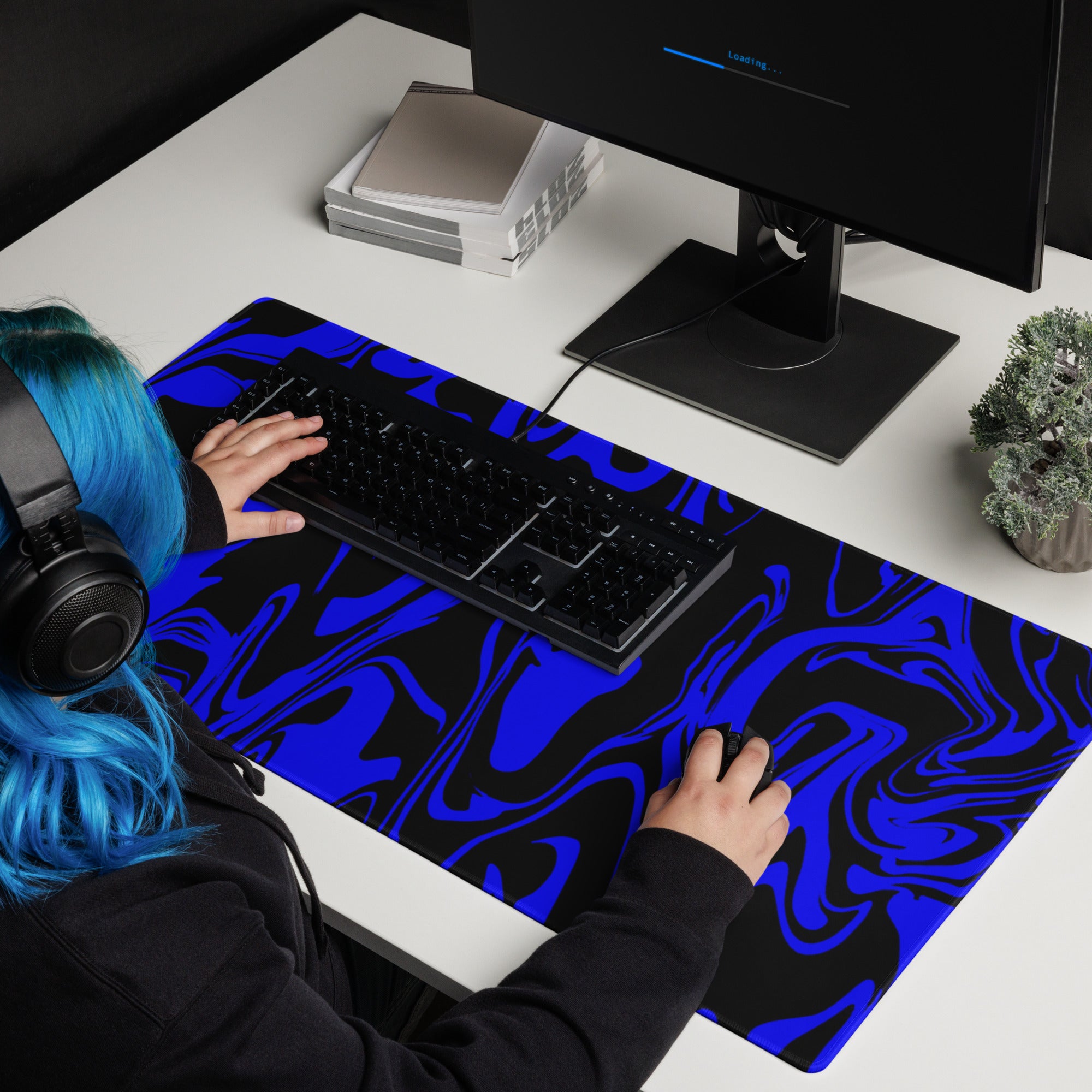 Impression sur toile Gaming Technology - Game Pad on a Dark Blue