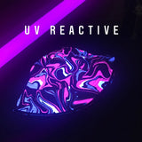 UV BLACKLIGHT REACTIVE CLOTHING | Pink Blackout Rave Melt Bucket Hat | BigTexFunkadelic