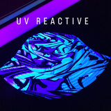 Lavender Mint Rave Glitch Bucket Hat | UV Blacklight Reactive
