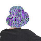 Purple Rave Fractal Bucket Hat | BigTexFunkadelic