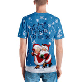 Let it Snow Mr. & Mrs. Claus Christmas T-shirt | BigTexFunkadelic