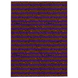 Orange and Purple Spooky Stripes Halloween Throw Blanket | Size 60"x 80" | Home Goods | BigTexFunkadelic