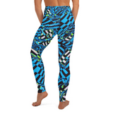 Trippy Blue Checkered Yoga Leggings | BigTexFunkadelic