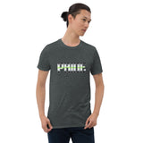 Agender Pride Short-Sleeve Unisex T-Shirt | Dark Heather | LGBTQ+ Pride | BigTexFunkadelic