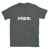 Agender Pride Short-Sleeve Unisex T-Shirt | Dark Heather | LGBTQ+ Pride | BigTexFunkadelic