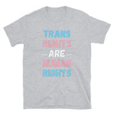 Trans Rights Are Human Rights Short-Sleeve Unisex T-Shirt | Sport Grey | BigTexFunkadelic