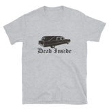 Dead Inside Funny Dark Humor Short-Sleeve Unisex T-Shirt | Sport Grey | BigTexFunkadelic