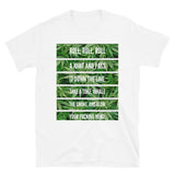 Roll A Joint Funny Weed Short-Sleeve Unisex T-Shirt | White | BigTexFunkadelic