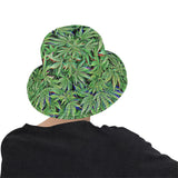 Trippy Weed Print Bucket Hat | BigTexFunkadelic