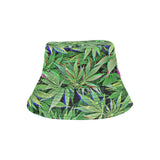 Trippy Weed Print Bucket Hat | BigTexFunkadelic